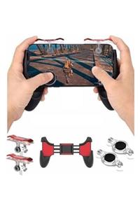 AlpCollection Pubg Mobile Gamepad Controller Ateş Tetik Konsol 5in1 Gamepad