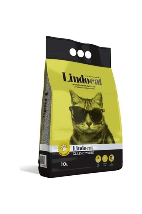 Lindo Cat Hijyenik Topaklanan Kalın Taneli Kokusuz Kedi Kumu 10 lt