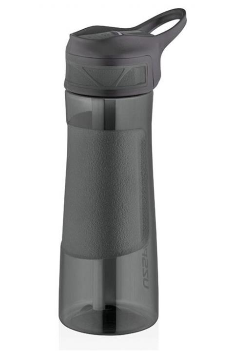 Uzspace Ring Siyah Pipetli Tritan Matara 670 ml