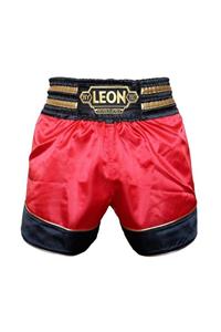 By Leon 1982 Leon Gold Star Muay Thai Kick Boks Şortu Kırmızı