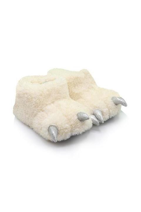 Twigy Igy Glam Beyaz Kadın Hayvanlı Panduf