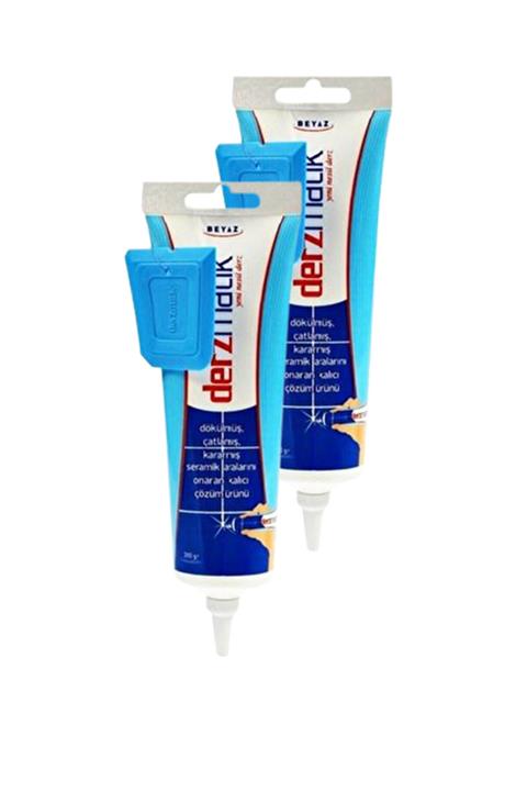 Fixplus Derzmatik Beyaz Derz Dolgu Gaga Uç 380 Gr 2'li Set