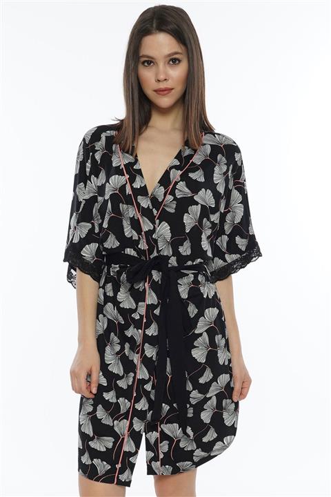 VİENETTA Worteks 3/4kol Dantelli Sabahlık