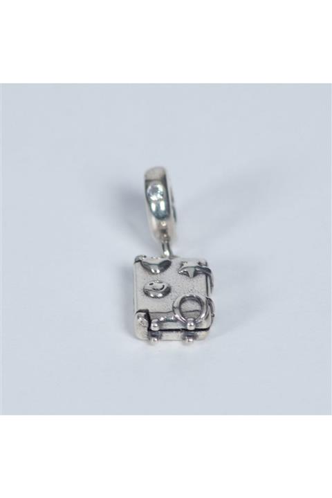 Nur Silver Sallantılı Valiz Charm