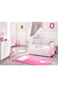 Kidboo Cute Bear Pink Uyku Seti 9 Parça 80x140 cm Pembe