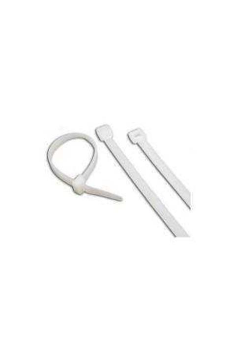 Meridyen Plastik Cırt Kelepçe Beyaz 3,6x370 Mm (100 Adet)