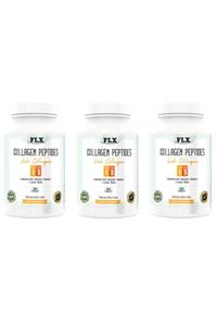 FLX Collagen Fish Peptides Glutatyon Biotin Tip 1-3 Balık Kollajen 180 Tablet X 3 Kutu