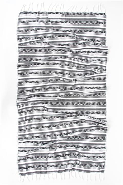 İrya Velovis Kara Tezgah Peştemal Siyah 90x170