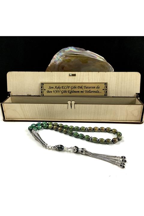 HAS İNCİ Özel His Taşı Tespih Ve Özel Kutu Hsg3375