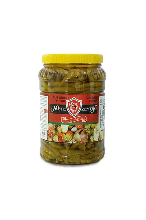 Mete Zeytin Süs Biberi Turşusu 1 Kg