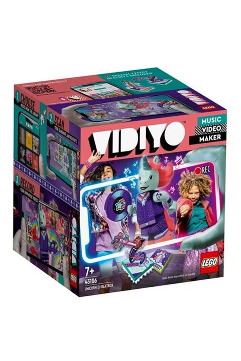LEGO 43106 ® Vıdıyo™ Unicorn Dj Beatbox /84 Parça /+7 Yaş