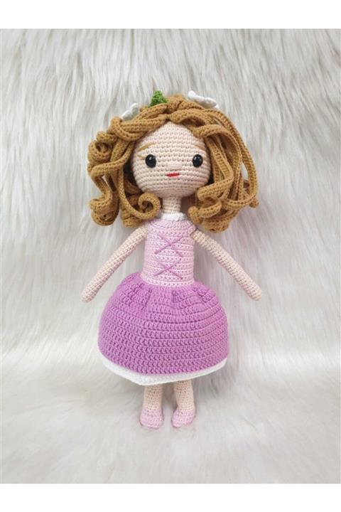 ON MARİFET Amigurumi Organik Örgü Oyuncak Rapunzel