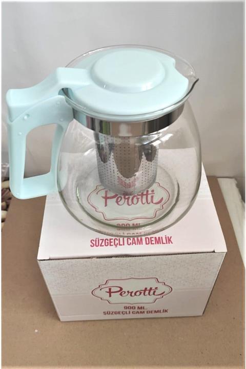 Perotti  Sefa Perotti Süzgeçli Cam Demlik 900 ml