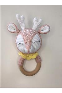 alpgurumitoys Amigurumi Geyik Çıngırak