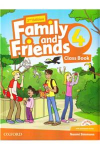 OXFORD UNIVERSITY PRESS Family And Friends 4 Class Book + Workbook + 2 Dvds