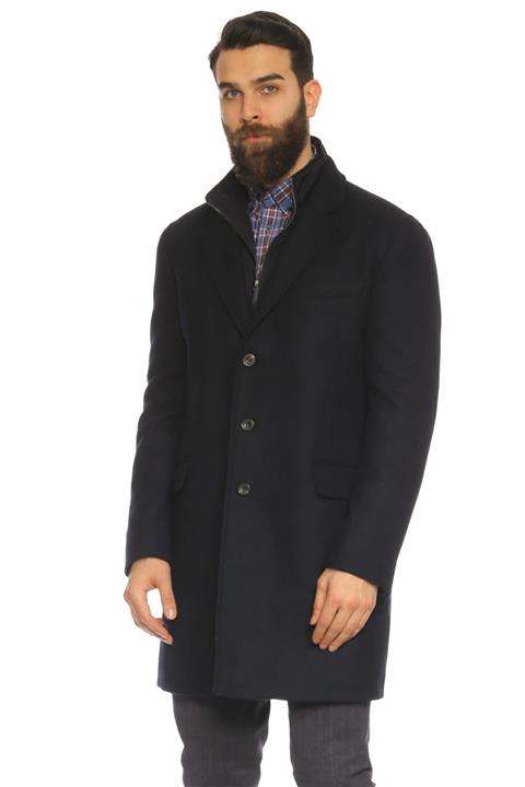 Hackett Erkek Lacivert Palto