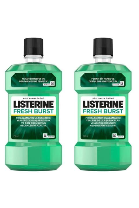 Listerine Fresh Burst Ağız Bakım Ürünü 250ml 2'li