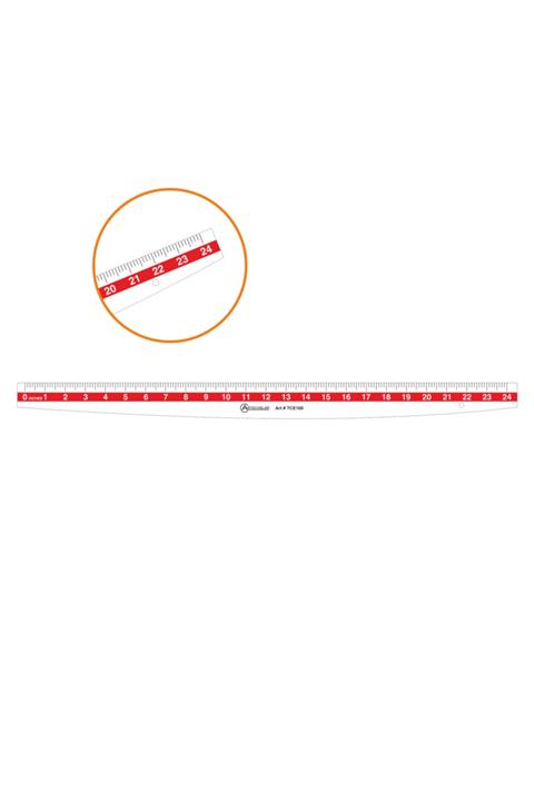 Artscholar Riga Kol Eğri Cetveli 60 cm N:tce-160