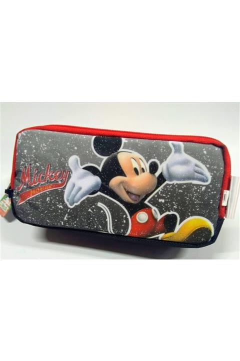 DISNEY Junior Mickey Mouse Kalem Çantası Çift Gözlü / Kıdson