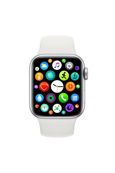 Black Dice Full Dokunmatik Bölünebilen Ekranlı Ultra Akıllı Saat 41mm - Gümüş