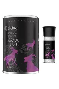 Efsina Kaya Tuzu Sofrada Öğütme Seti 500 Gr + 110 Gr