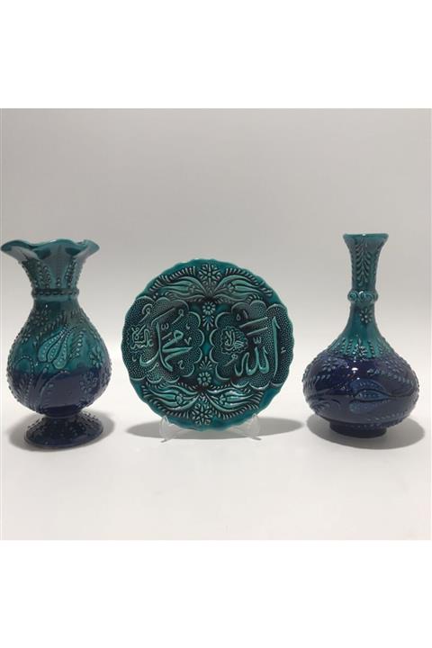 İlbay Çini Takı 20 Cm Seramik Konsol Seti