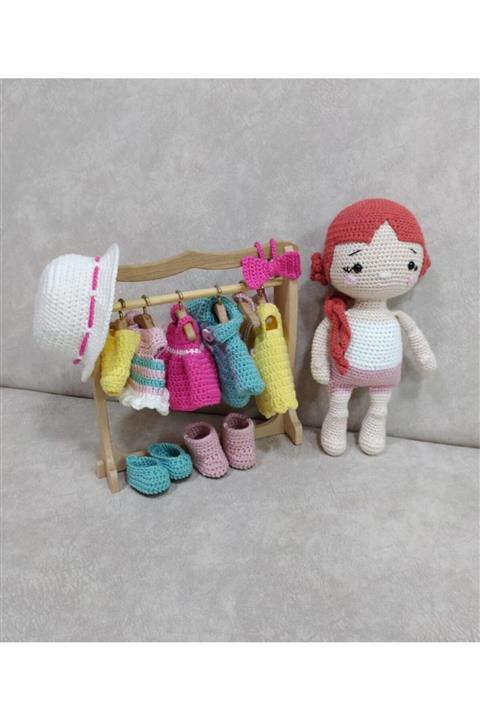 OYUNCAKPARK Elina Bebek Ve Kıyafetleri Amigurumi Organik Oyuncak