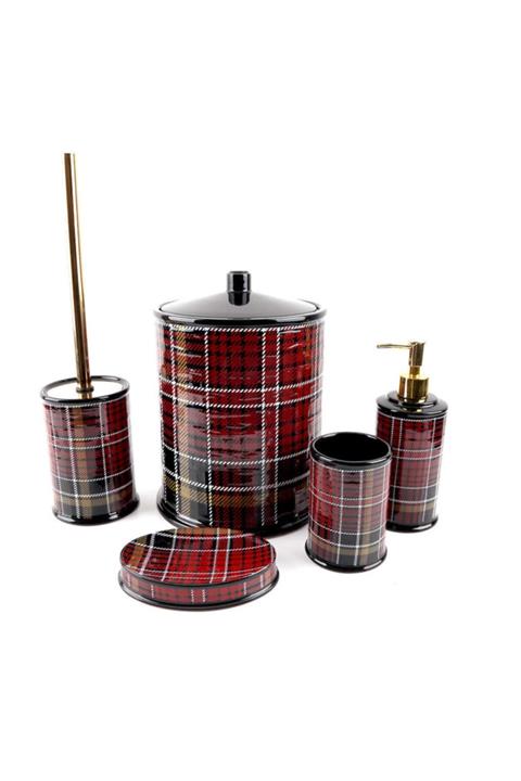 Lucky Art Luckyart Scotch Seramik Banyo Seti 5'li