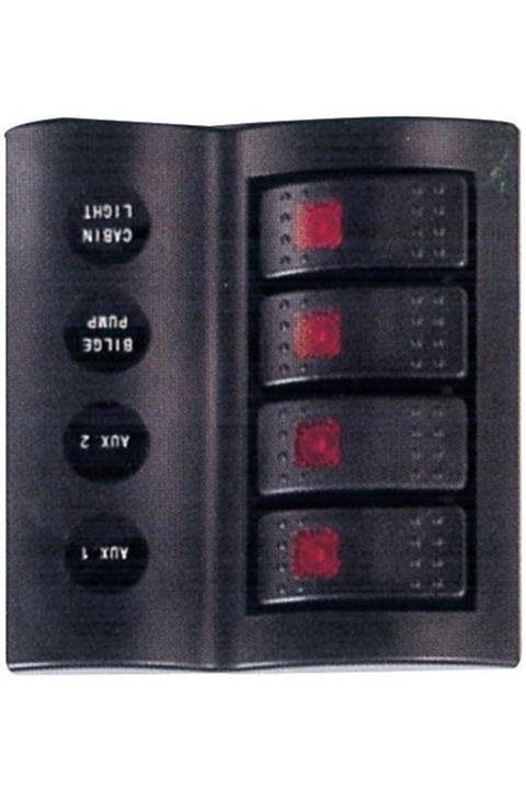 Saray Switch Panel Otomatik Sigortalı Işıklı - B.s 8'li