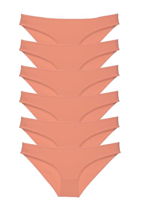 Cadderoyal Kadın Pudra Slip Külot 6 Adet