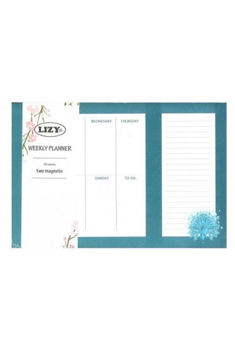 lizy collection Lizy Tavus Kuşu 52 Yaprak Haftalık Planlayıcı
