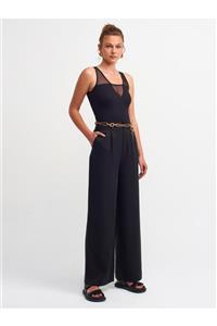 Dilvin Tül Detaylı Bodysuit