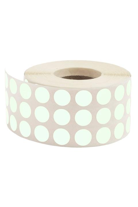 Tanex Taneks 10mm Beyaz Nokta Etiket 5000'li