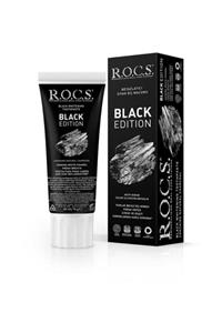 R.O.C.S. Black Edition Kömür Özleri Ile Beyazlatıcı Diş Macunu - 74g