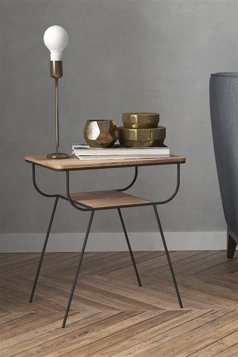 Biconsilio Ahşap Geyik Yan Sehpa