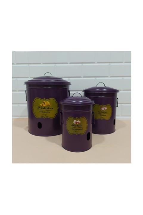 FERONYA Patates Soğan Sarımsak Kovası 3'lü