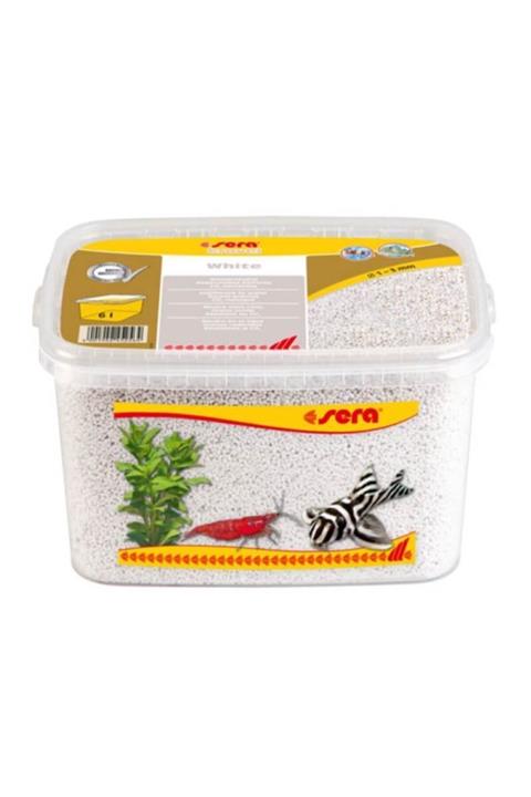 SERA Akvaryum Kumu Beyaz 6 Litre Kalınlık: 1-3mm