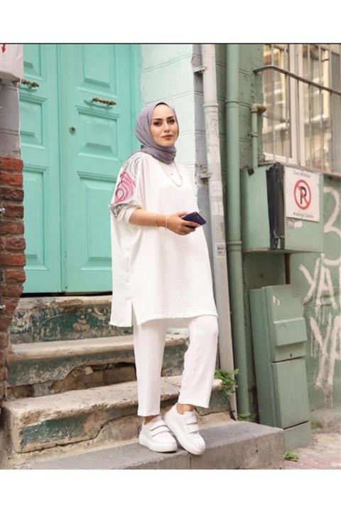 MİSTİKMODA Kadın Tesettür Spor Şık Ikili Takım