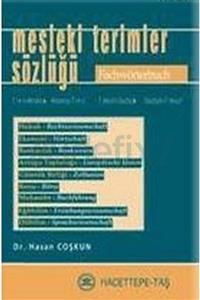 HACETTEPE YAYINLARI Mesleki Terimler Sözlüğü Türkçe-almanca Almanca-tü