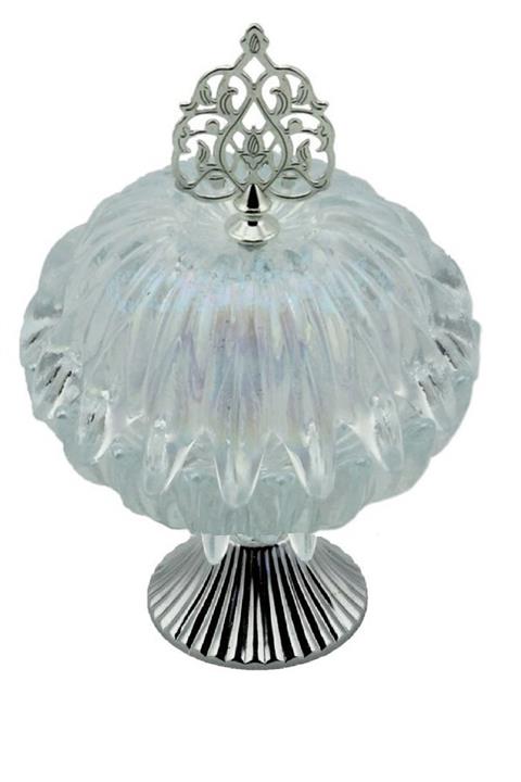 Tilbe Home Lüx Iris Ayaklı Kristal Cam Şekerlik