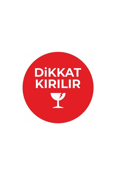 BeDesign Dikkat Kırılır 5x5cm Etiket - 50 Adet