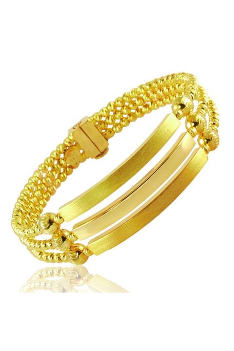 emek mücevher Dorika Kaburga Altın Kelepçe Bilezik