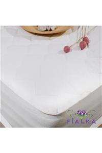 Fialka Alez Kapitoneli Fitted Lastikli 200x200 King Size