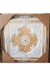 SepetteBiz Decogold Beyaz Altın Saray Tavan Göbek 120x120