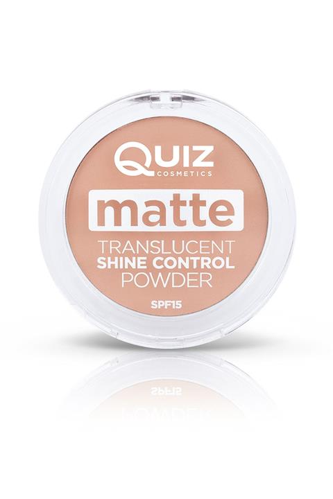 QUIZ Mat Transparan Pudra Matte Translucent Shine Control Powder Spf15 02 Medium