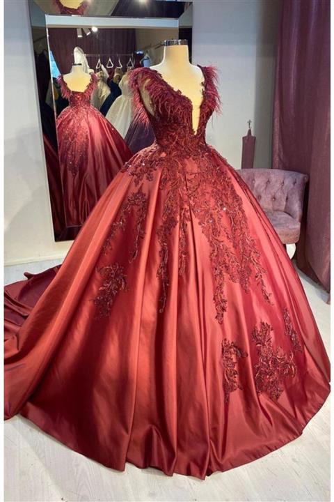 Özlem Baydar Kalp Yaka Tüylü Pile Model