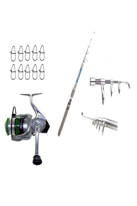 BAUER Tele Spin Set Onliner Impeto Misinalı Klips Hediyeli 210cm 20-40gr