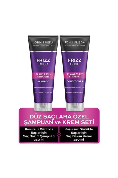 John Frieda Düz Saçlara Özel Şampuan & Krem Set