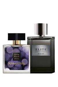 AVON Elite Gentleman In Black Erkek Parfüm Ve Little Black Dress Midnight Party Kadın Parfüm Paketi