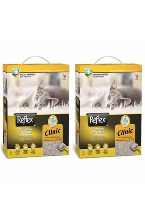 Reflex Klinik Kedi Kumu - 6 lt x 2 Adet
